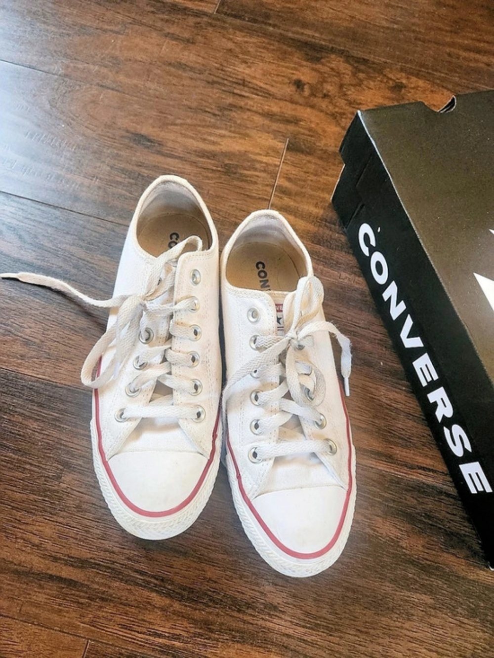 Converse Chuck Taylor All Star Ox Low Top Canvas Sneakers in White